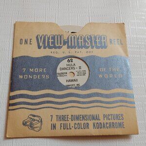 Vintage View-Master Hawaii Hula Dancers Reel 62